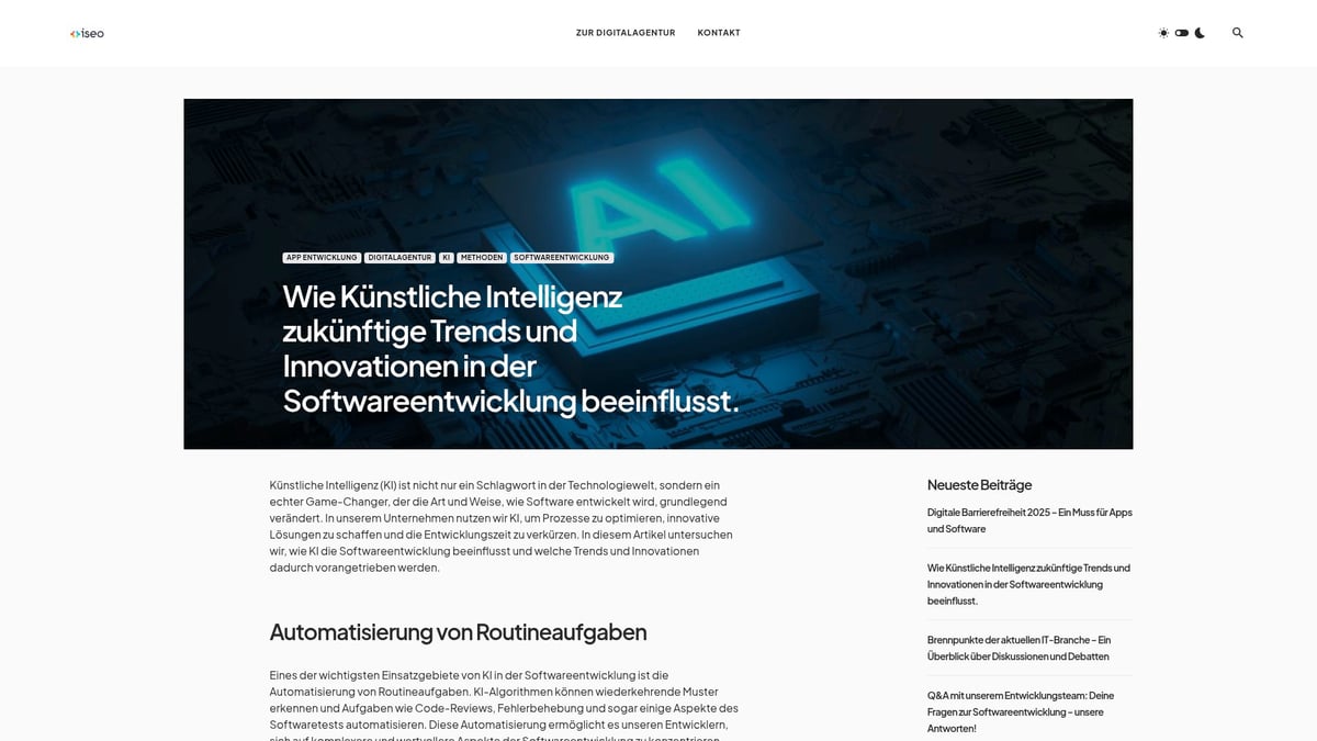 7 App Plattform Trends 2025: Innovationen für Ihr Business - Künstliche Intelligenz und Automatisierung in App Plattformen