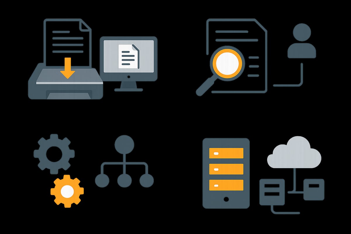 Core features of a modern DMS