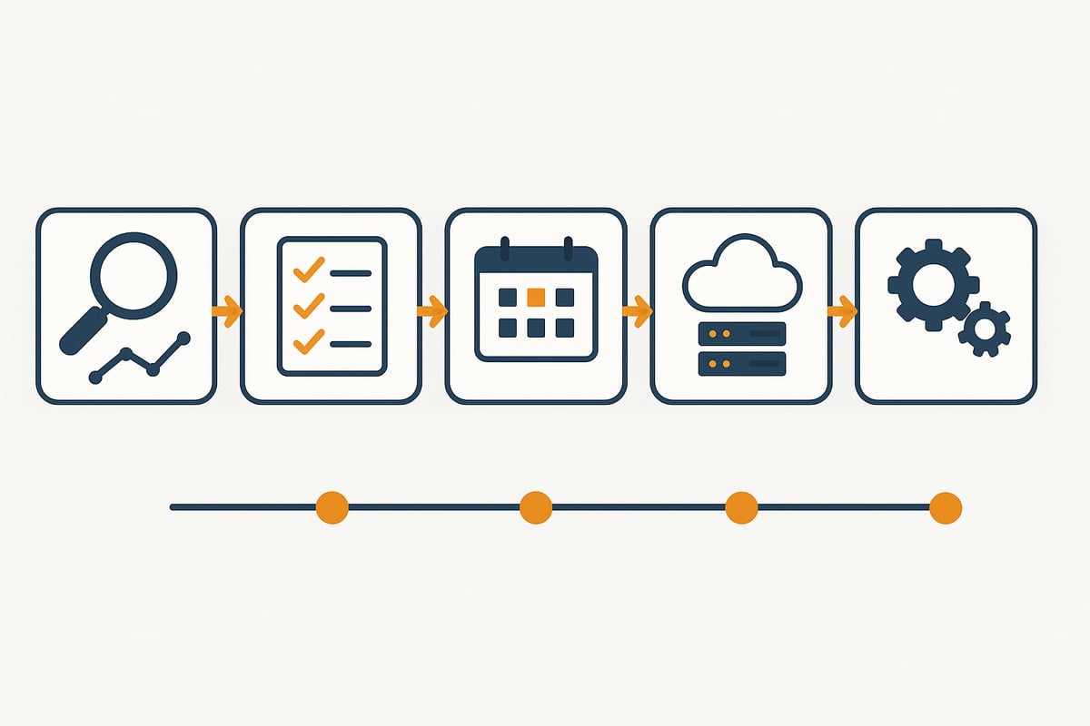 Step by step: Implementing a document management system