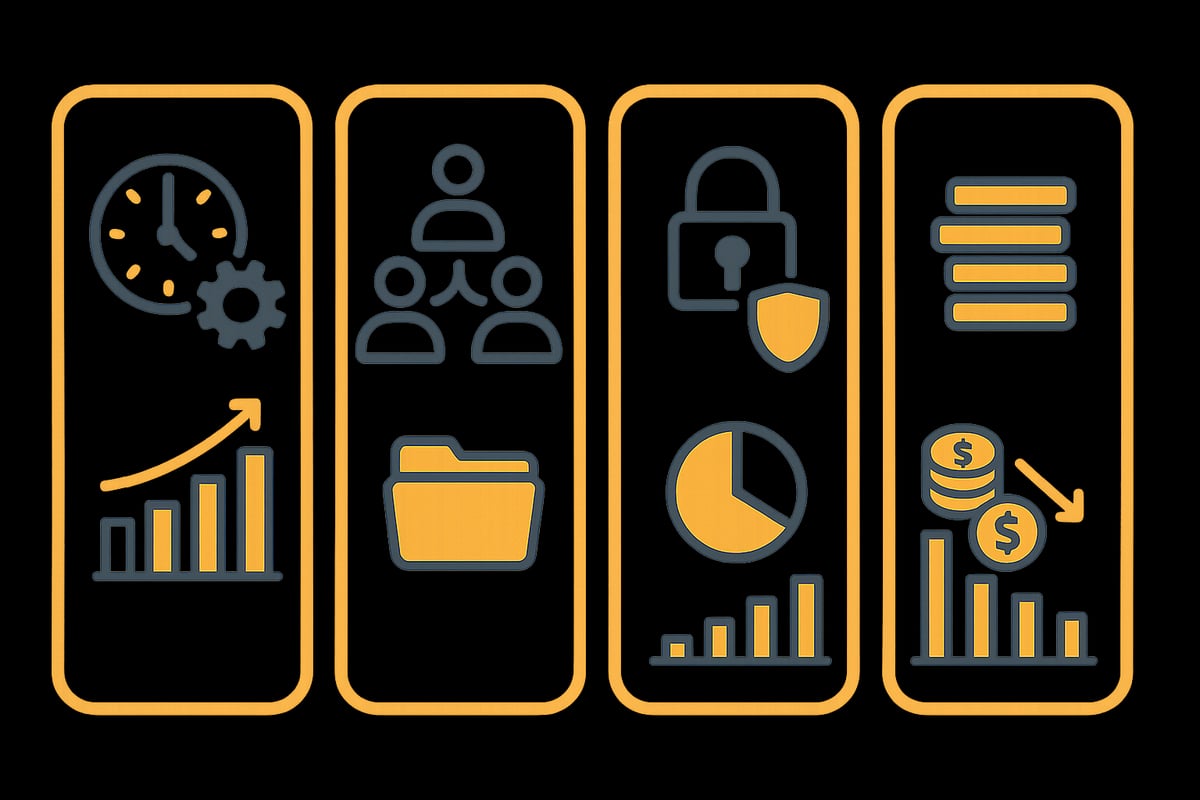 The most important benefits of a digital document management system