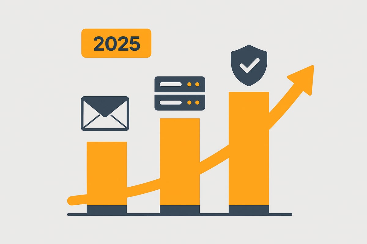 Preisstruktur 2025: Neue Kosten für Postfächer, Domains und Webhosting