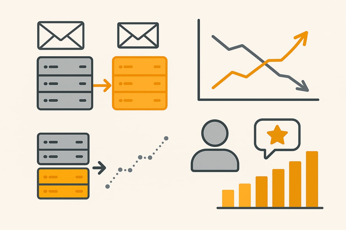 Technische Umstellungen und Migrationen: Microsoft 365, Server, Support