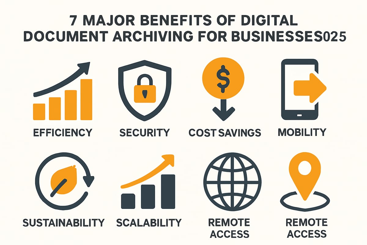 Die 7 Vorteile der Dokumentenarchivierung für Unternehmen 2025