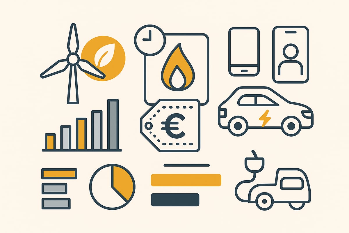 Rates, products & services 2025: electricity, gas & e-mobility