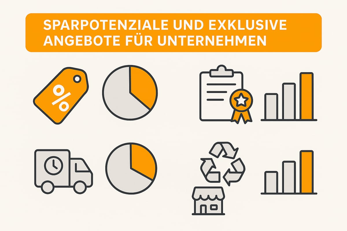 Savings potential and exclusive offers for businesses