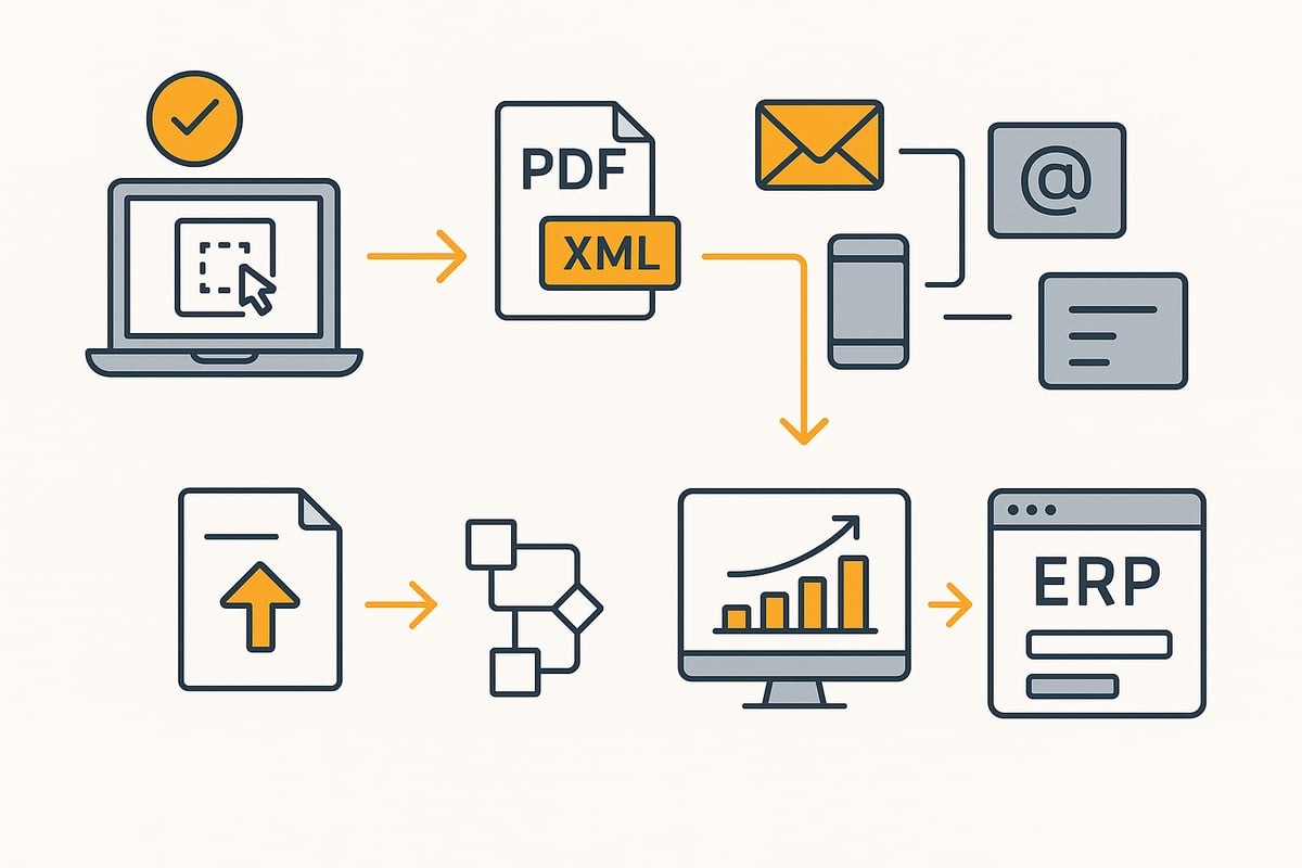 ZUGFeRD-Rechnung in der Praxis: Erstellung, Versand und Verarbeitung
