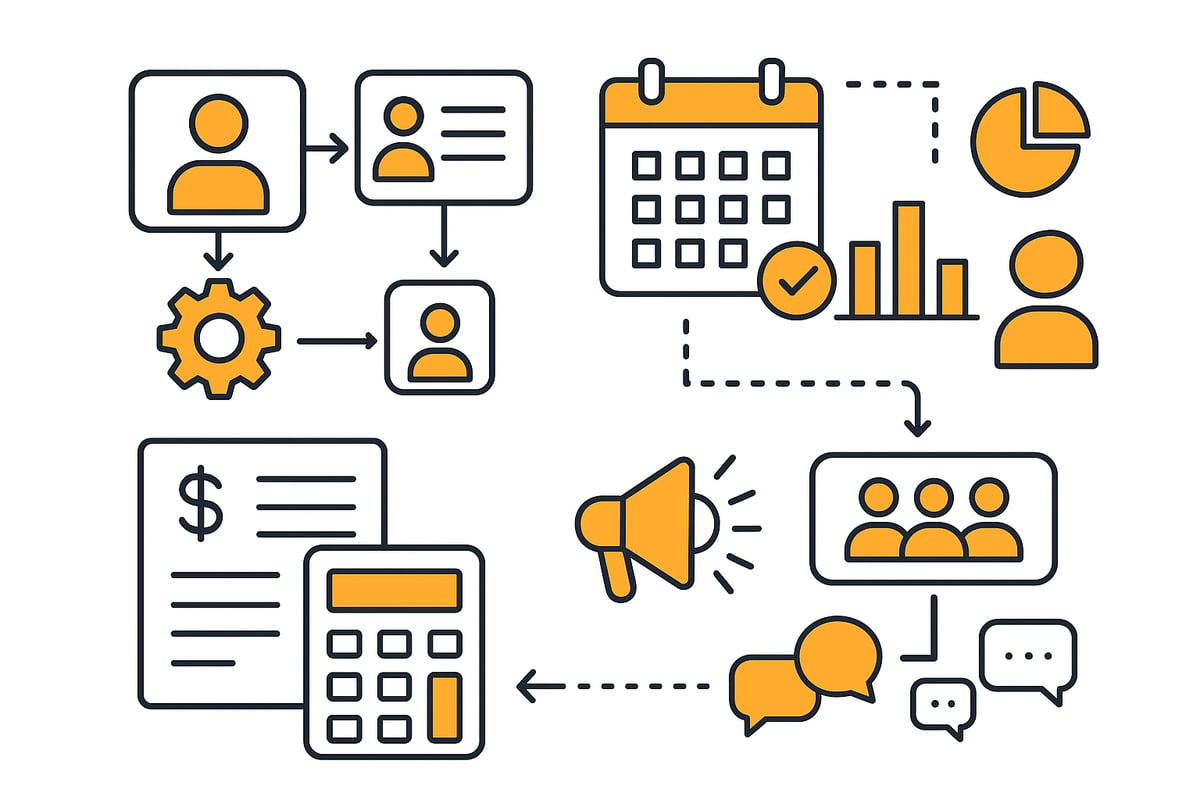Efficient administration: Core functions in everyday operations