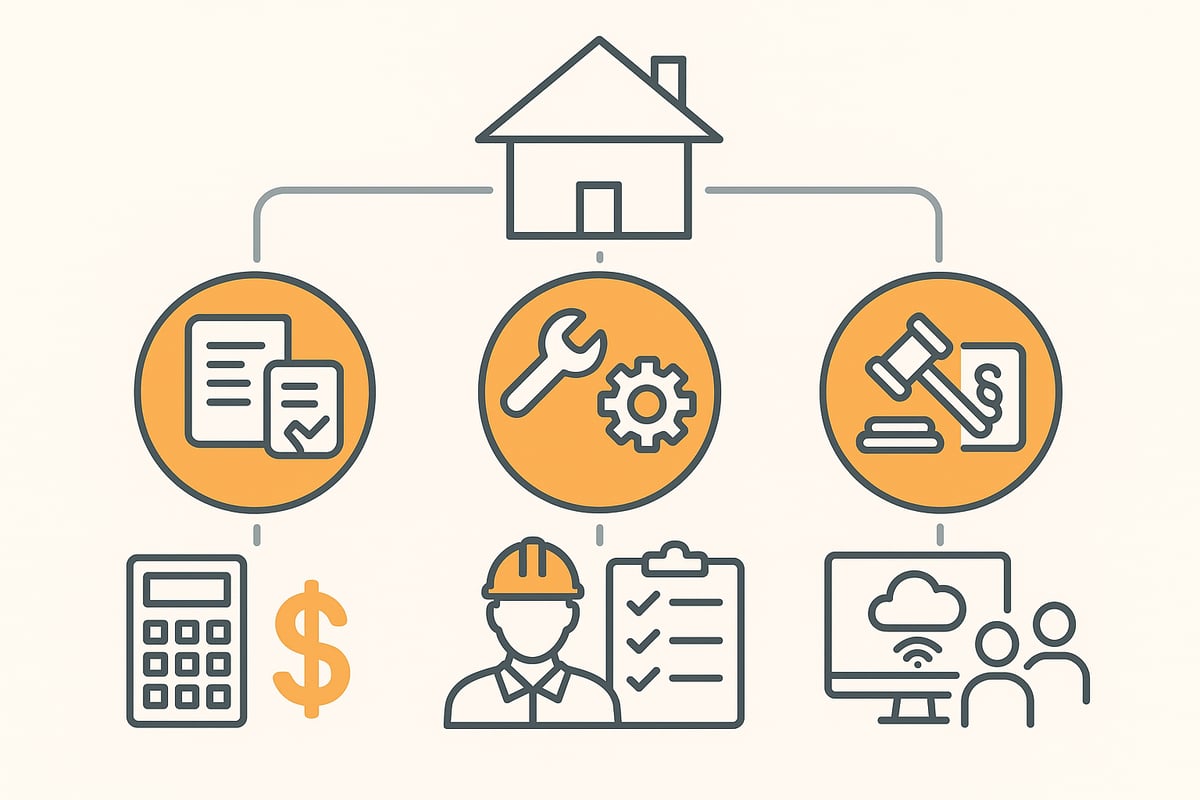 Core areas of responsibility in property management