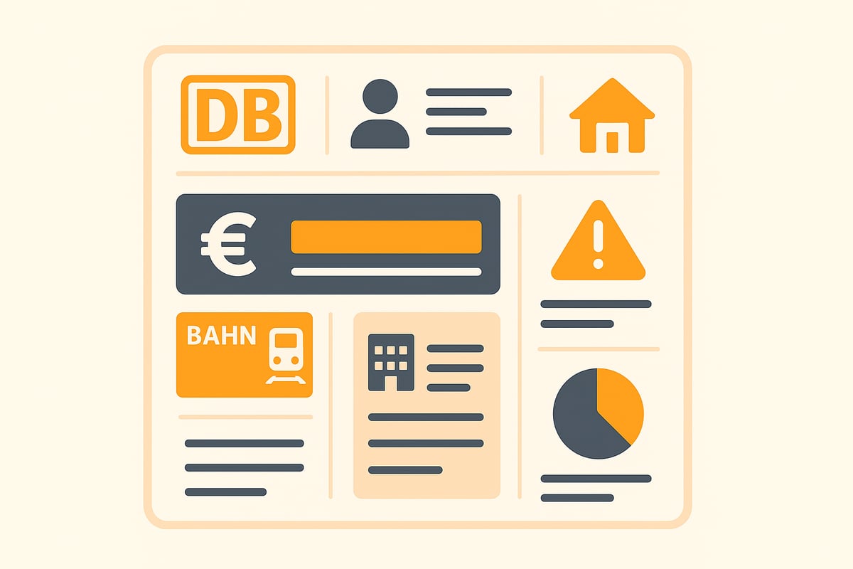 Aufbau und Pflichtangaben einer DB-Rechnung