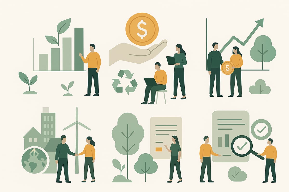 Nachhaltige Finanzprodukte und gesellschaftliches Engagement