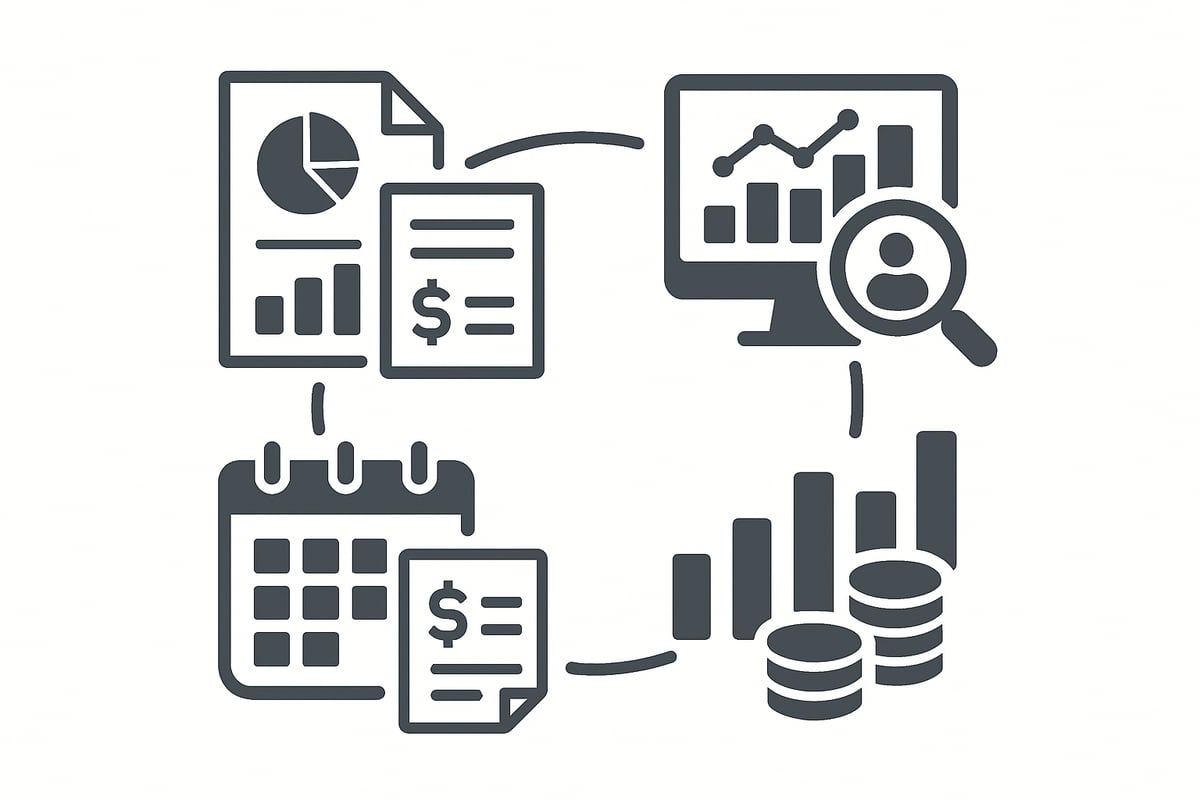 Die wichtigsten Bereiche des Rechnungswesens im Detail