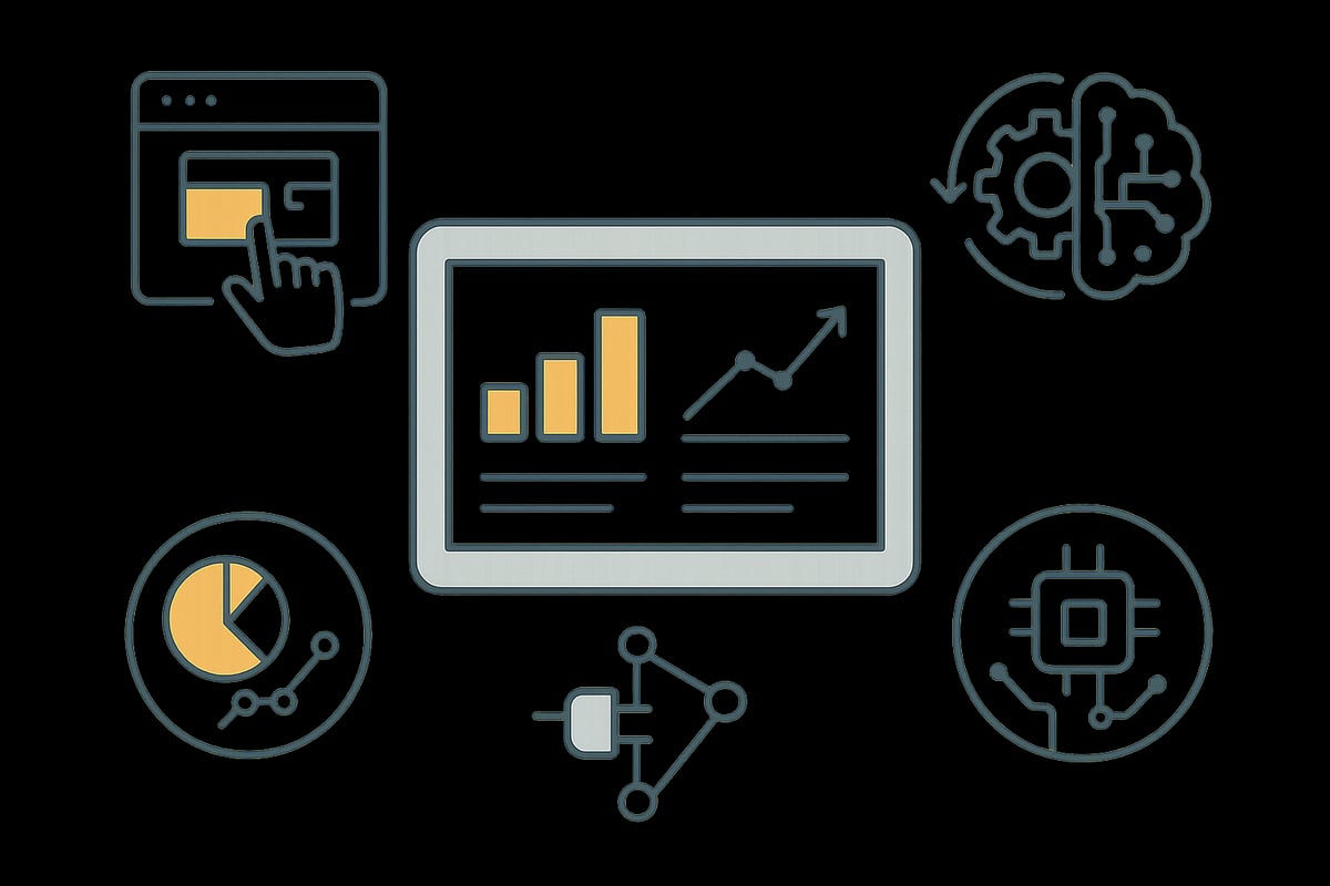 Zentrale Funktionen von No-Code-Plattformen