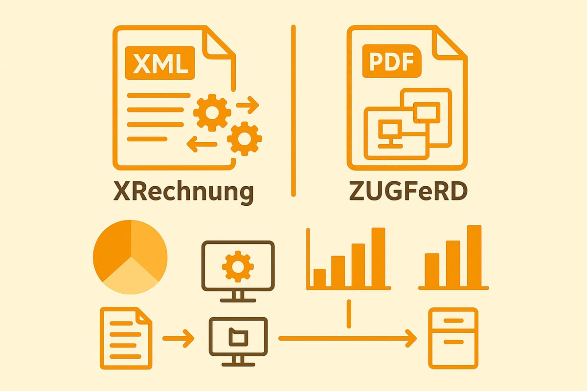 XRechnung vs. ZUGFeRD: Detaillierter Vergleich der beiden Formate