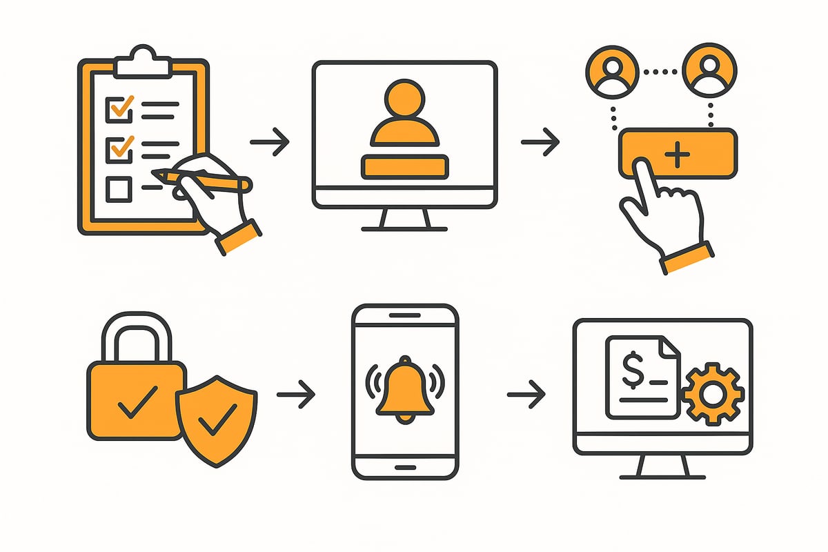 Step-by-step: Registration and setup