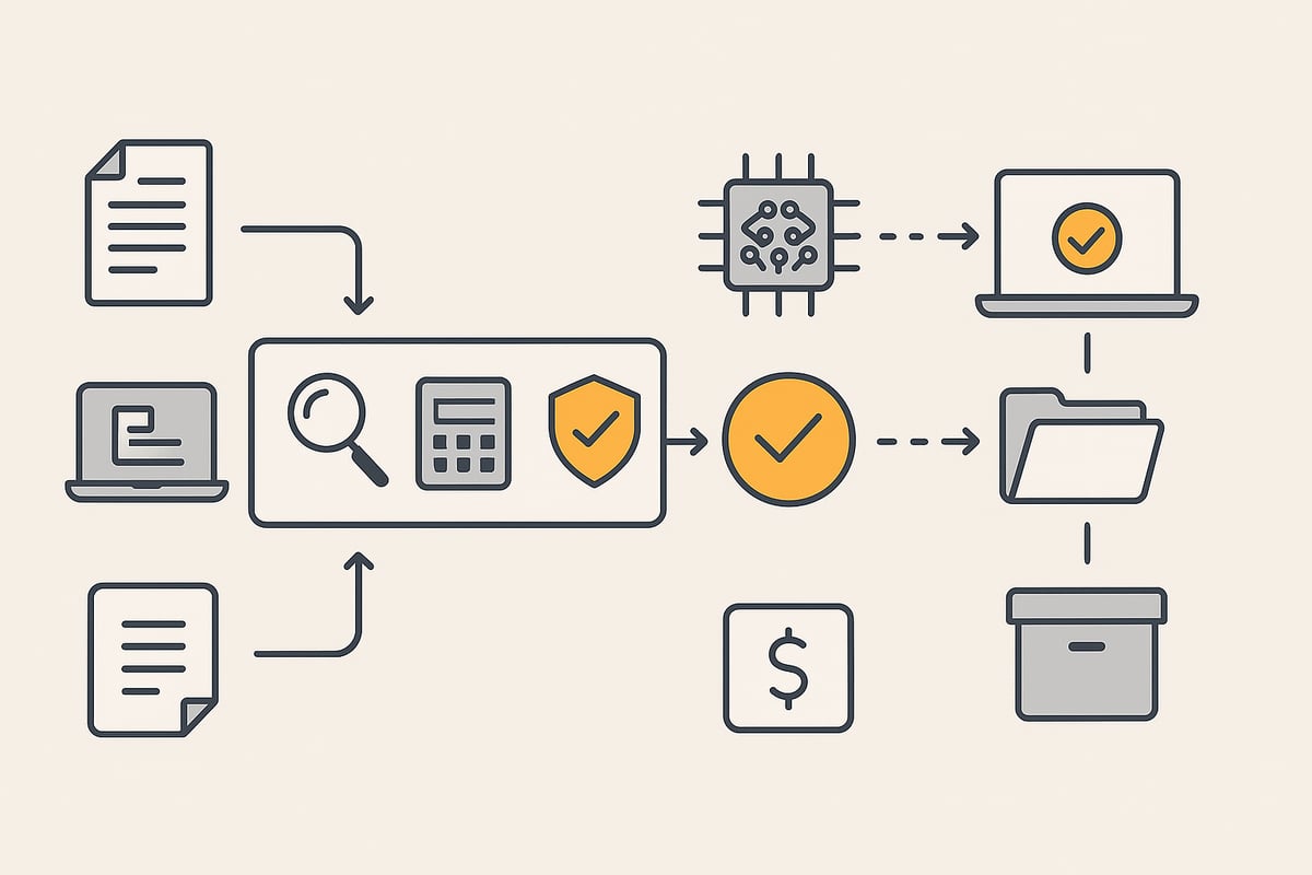 Review process & posting of incoming invoices: step by step