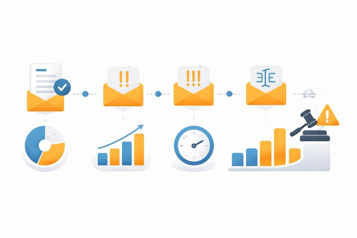 Dunning process timeline