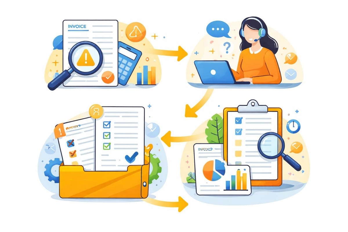 Workflow bei Rechnungsproblemen