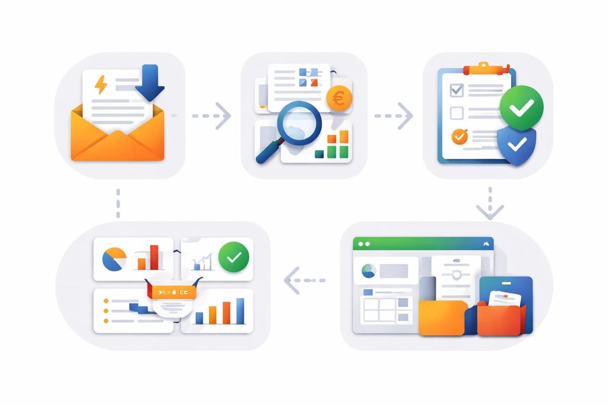 Automatisierte Rechnungsverarbeitung